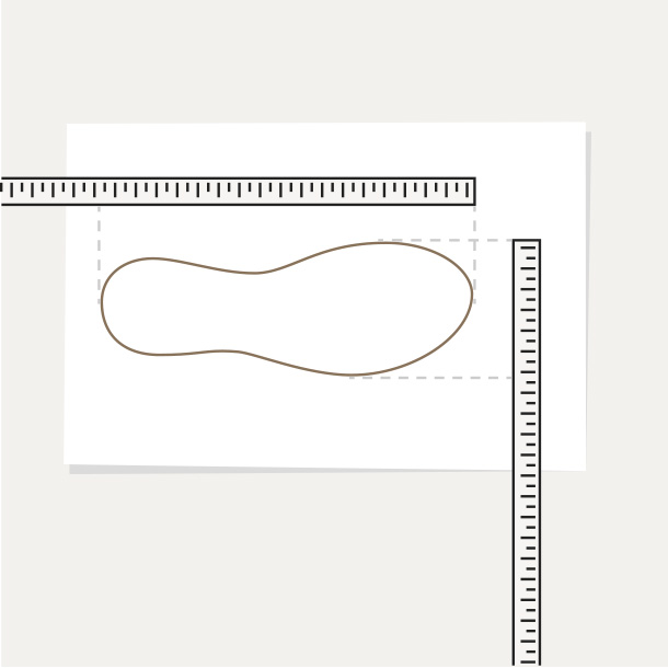 How to measure your foot - Step 2