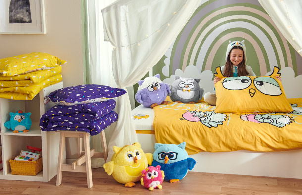 Dormeo Emotion Owl Hat&Scarf Set