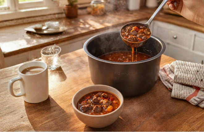 En&euml; z&euml;vend&euml;suese p&euml;r Multicooker